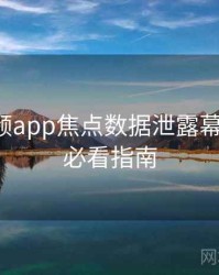 探花视频app焦点数据泄露幕后真相，必看指南