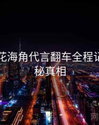 国产探花海角代言翻车全程记录，揭秘真相